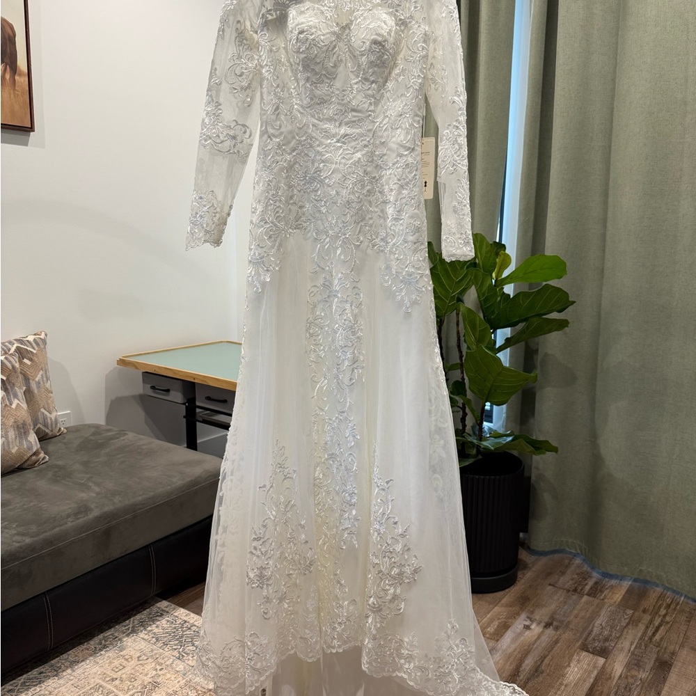 Mingda’s mermaid style Wedding Dress NWT - Picture 10 of 11